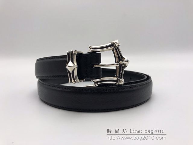 chrome hearts皮帶 克羅心男士腰帶 克羅心魚骨皮帶  gjc1590